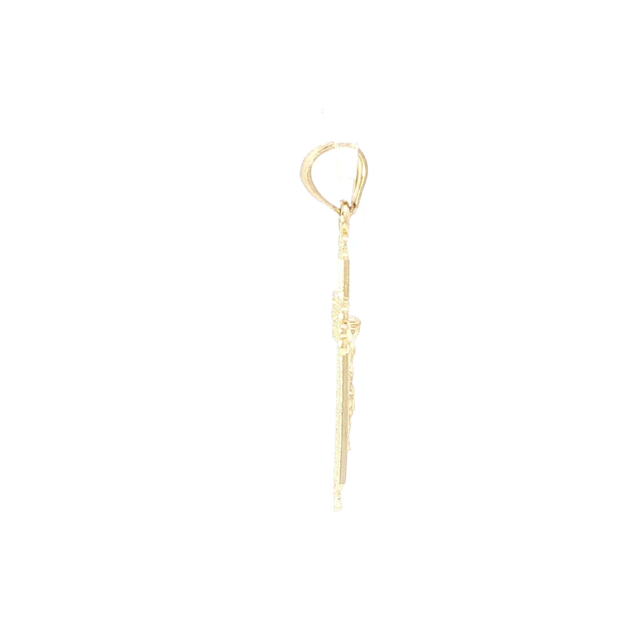 10K Filigree Crucifix Pendant | Auri Petra