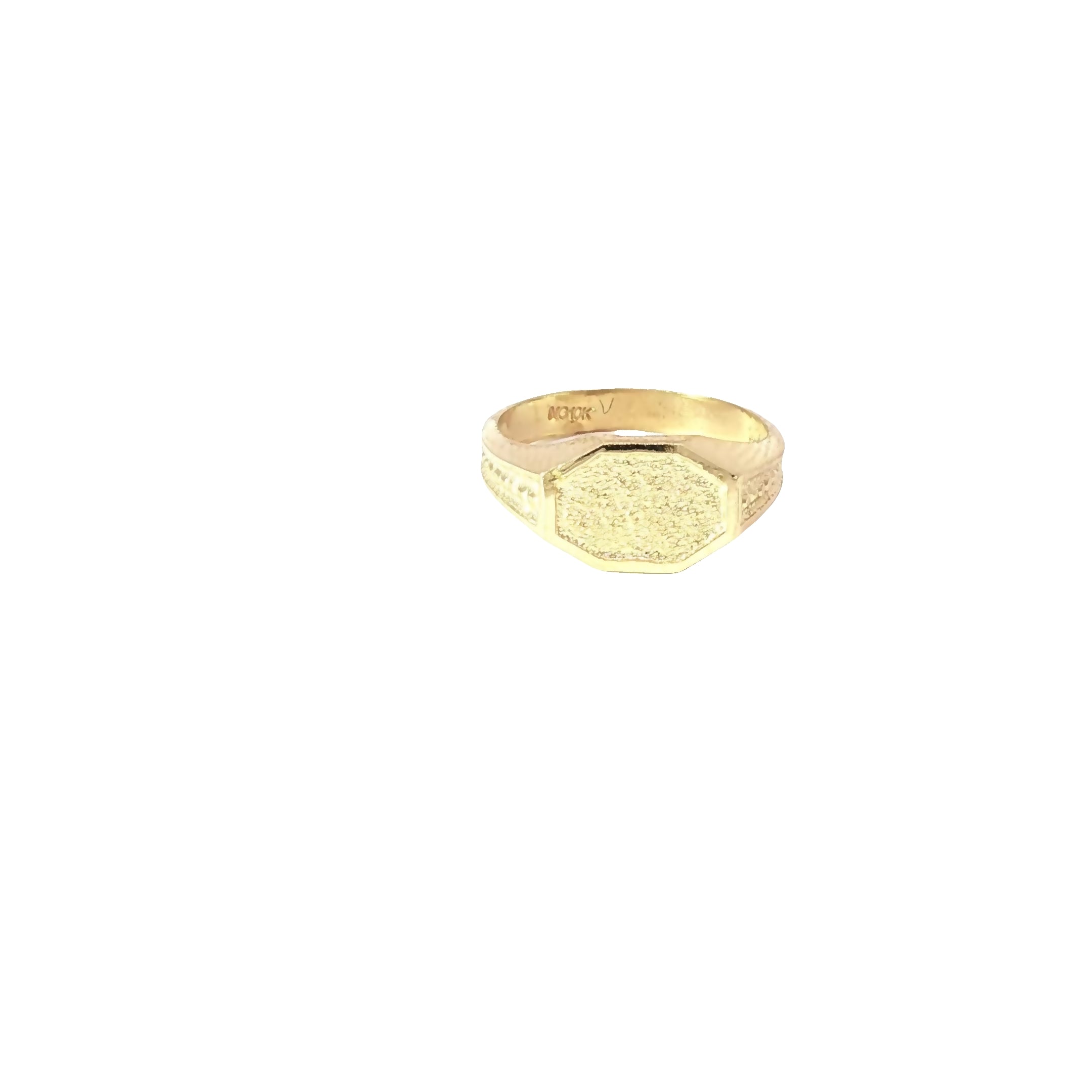 Tiny Heirloom 10K Gold Children’s Signet