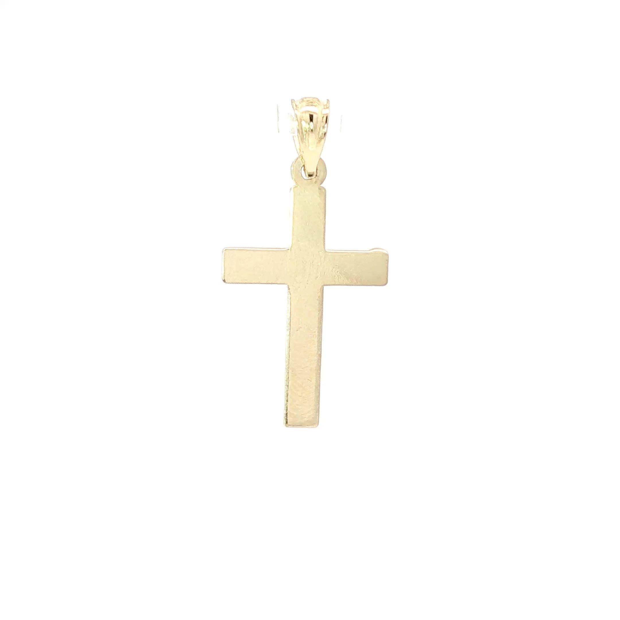 Timeless 10K Gold Cross Pendant of Faith